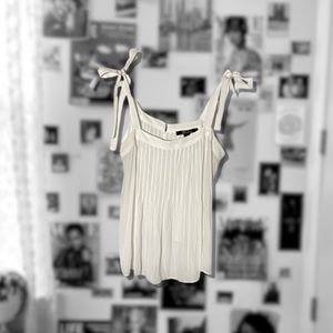 FOREVER 21- Flowy Sheer Tie-Strap Tank Top🤍